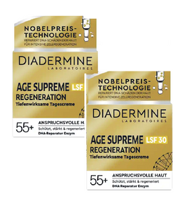 2x Pack Diadermine Age Supreme Regeneration Deeply Effective Day Cream SPF 30 - 100 ml