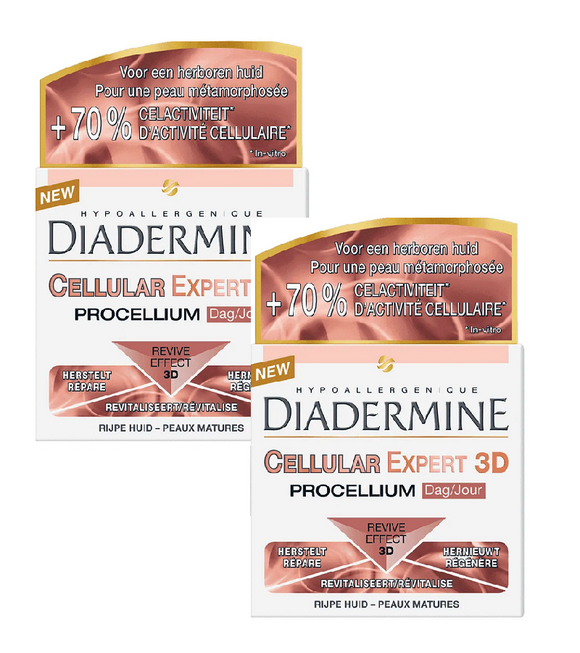 2xPack Diadermine Cellular Expert 3D Procellium Day Cream - 100 ml