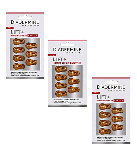 3xPack Diadermine Lift+ Immediate Effect Skin Capsules - 30 ml