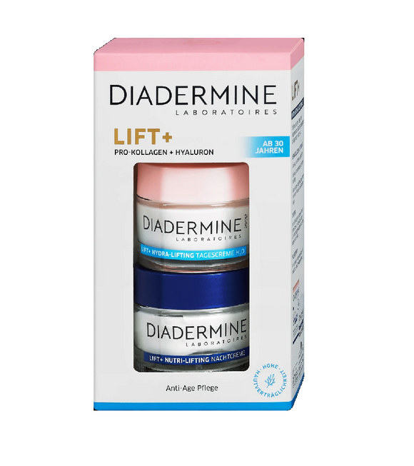 Diadermine Lift + Pro Collagen + Hyaluron Day & Night Care Set - 100 ml