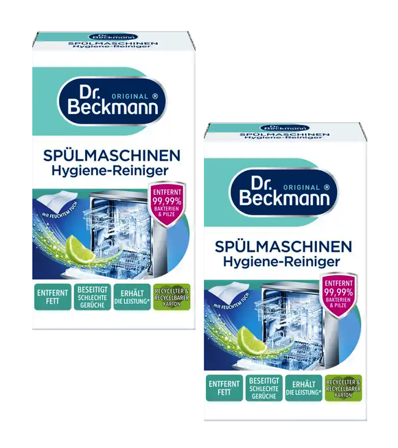 2xPack Dr. Beckmann Dishwasher Hygiene Cleaner - 150 g