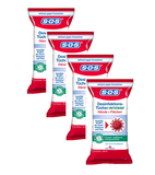 4xPack SOS Hand & Surface Intense Disinfectant Wipes - 100 Pcs