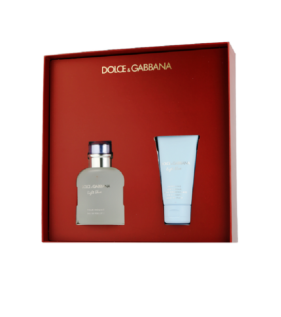 Dolce & Gabbana Light Blue pour Homme Fragrance +Body Cream Gift Set