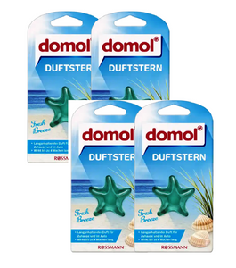 4xPack Domol Home or Auto Fragrance Star Fresh Breeze - 22 ml