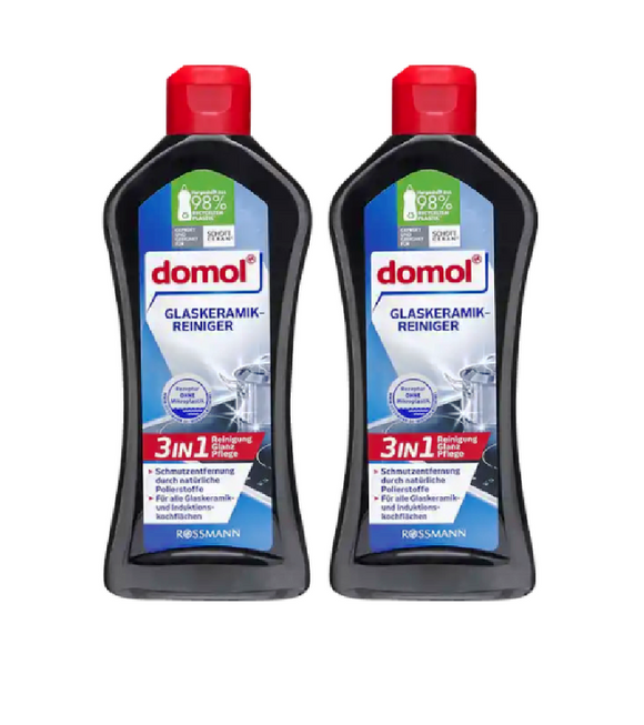 2xPack Domol Glass Ceramic Cleaner - 600 ml