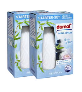 2xPack Domol Mini-Spray Starter-Set Fresh & Pure - 50 ml