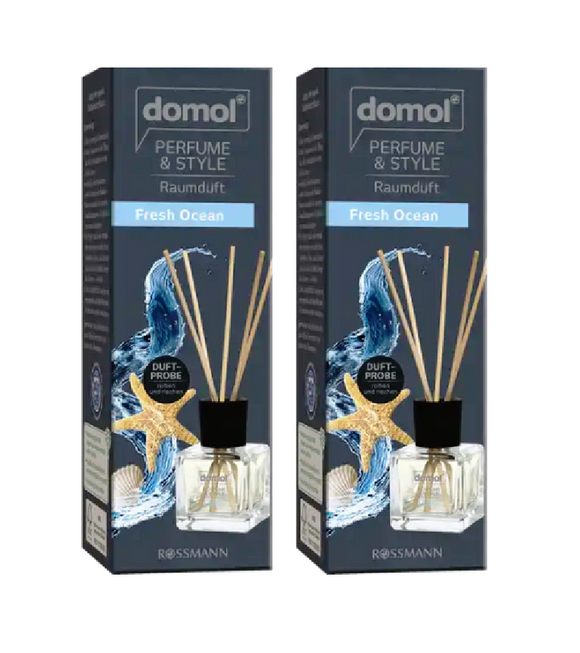 2xPack Domol Perfume & Style Room Fragrance Fresh Ocean - 100 ml