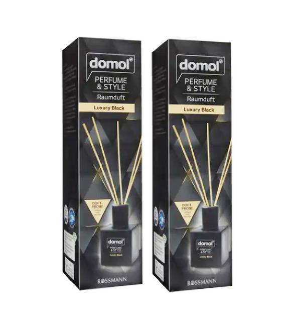 2xPack Domol Room Fragrance Luxury Black - 200 ml
