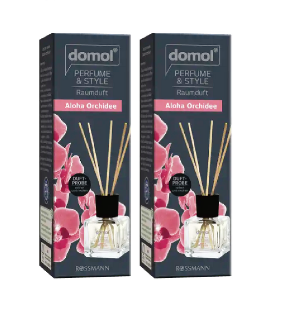 2xPack Domol Perfume & Style Room Fragrance Aloha Orchid - 50 ml