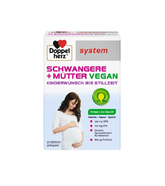 Doppelherz® Pregnant Women + Mothers Vegan System Combination Pack - 60 Pcs