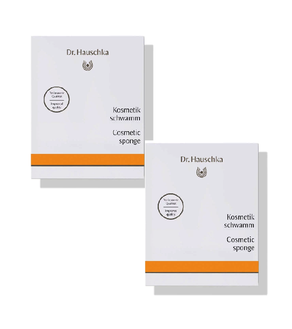 2xPack Dr. Hauschka Cosmetic Sponge for Cleansing and Make up Removal
