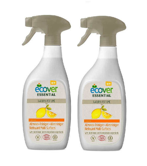 2xPack Ecover ESSENTIAL ALL-PURPOSE CLEANER SPRAY - 1.0 L