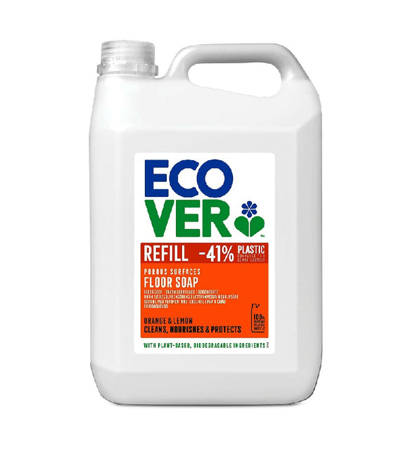 Ecover FLOOR SOAP with Lemon and Orange Scent - 5 L