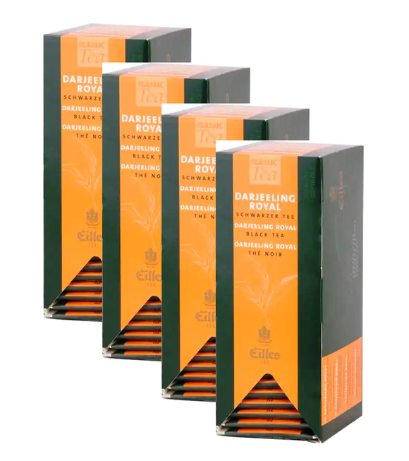 4xPack Eilles Tea DARJEELING ROYAL Economy Pack - 100 Bags