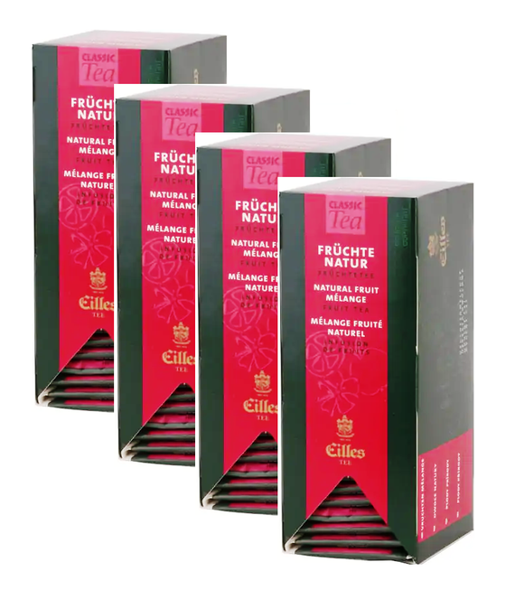 4xPack Eilles Tea FRUIT NATURE Economy Pack - 100 Bags