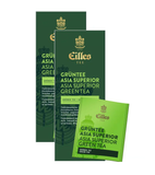 2xPack Eilles Tea Deluxe GREENTEA ASIA SUPERIOR Economy Pack - 50 Pcs