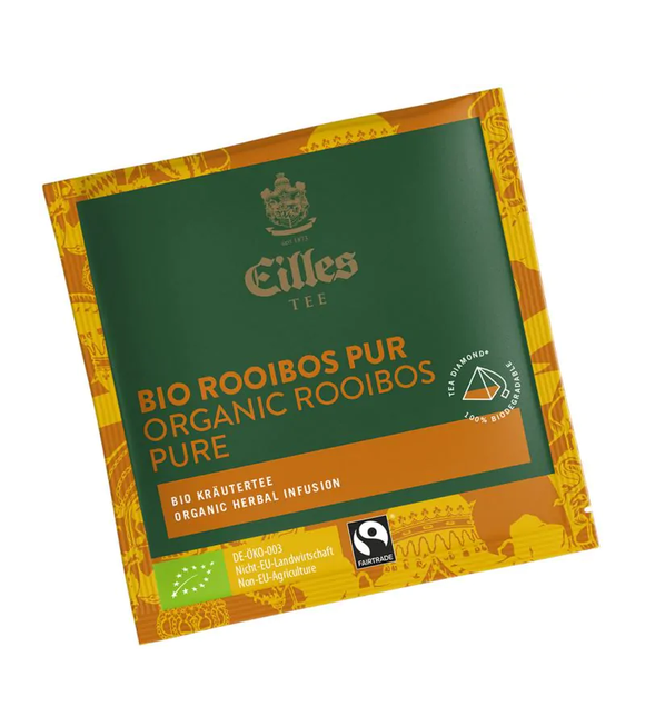 EILLES Tea Diamond RGANIC ROOIBOS PURE in Pyramid Bags - 50 Pcs