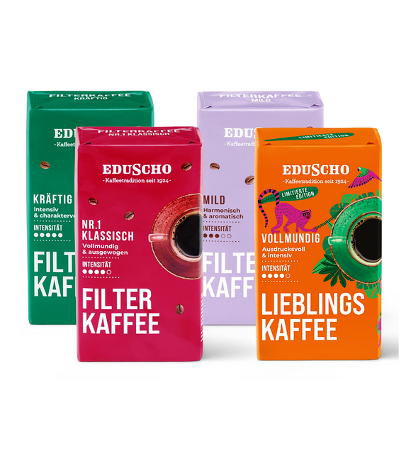 Eduscho Filter Ground Coffee Variety Trial Set  - 2 kg