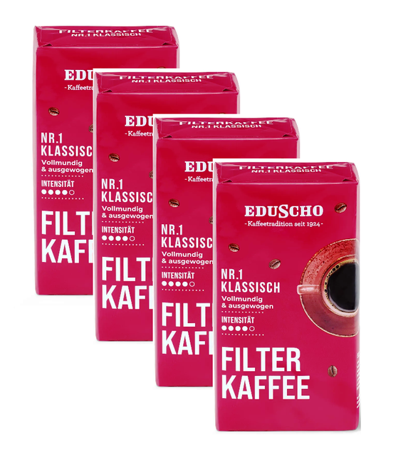 Eduscho Filter No.1 Classic Ground Coffee - 2 or 6 kg