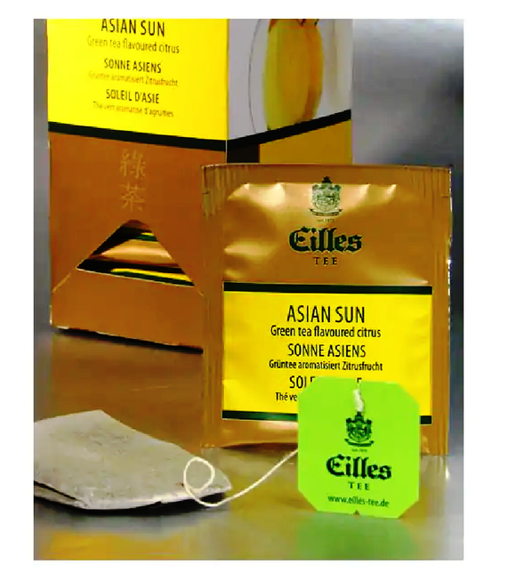4xPack Eilles Tea Deluxe ASIA SUN Tea Bags - 100 Bags