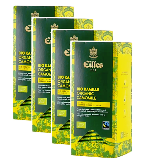 4xPack Eilles Tea BIO & FAIRTRADE CHAMOMILE Tea Bags - 100 Bags