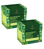 2xPack Eilles Bio Tea Diamonds ORGANIC DARJEELING GREEN Leaf Tea Bags - 40 Pcs