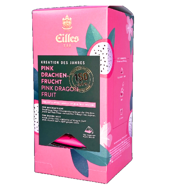 2xPack Eilles Tea World Luxury Selection PINK DRAGON FRUIT - 40 Bags