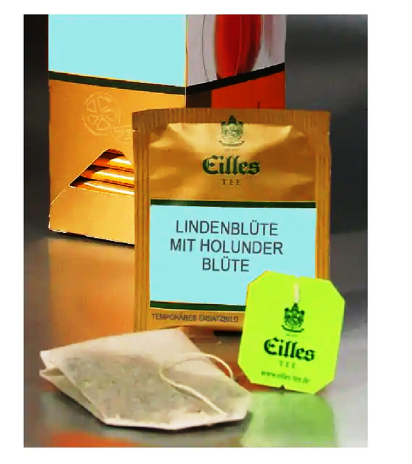 4xPack Eilles Tea Deluxe SILVER LINDE WITH ELDER BLOSSOMS Tea Bags - 100 Bags