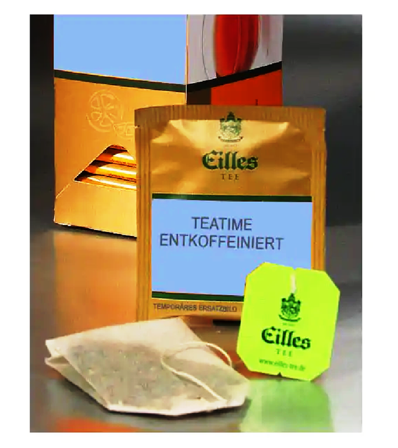 4xPack Eilles TEA Deluxe TEATIME Decaffeinated Tea Bags - 100 Bags