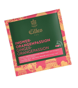 2xPack Eilles GINGER-ORANGE PASSION in Pyramid Bags, Individually Packed - 50 Pcs