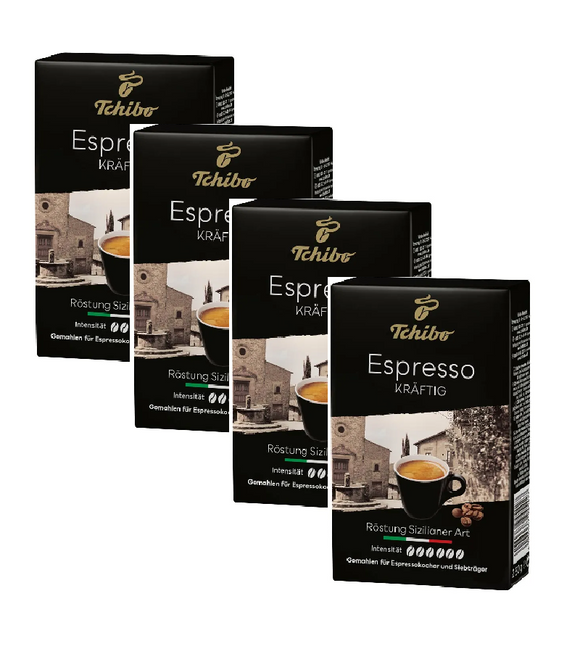 Tchibo Strong Espresso Ground Coffee - 1 or 3 kg