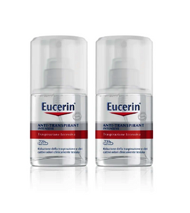 2xPack Eucerin 72h Antiperspirant Deodrant Spray for Excessive Sweating - 60 ml