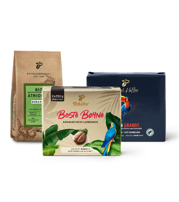 Tchibo Filter Ground Coffee Trial Set - 1.25 kg