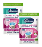 2xPack Dr. Beckmann Floor and All-purpose Cleaning Sheets Spring - 40 Pcs