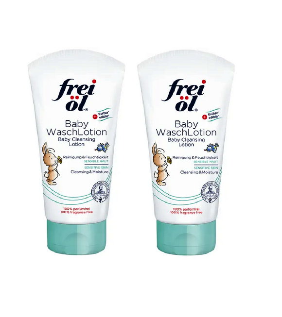 2xPack Frei öl Baby Wash Cleansing Lotion - 300 ml