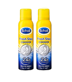 2xPack Dr. Scholl Fresh Step Antiperspirant Foot Deodorant - 300 ml