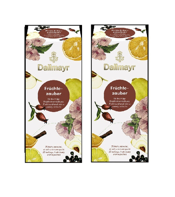 2xPack Dallmayr Fruit Magic Blend Fruit Tea - 50 Tea Bags