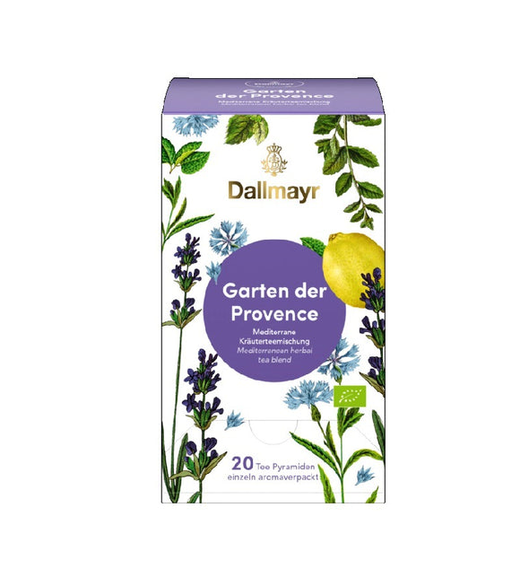 Dallmayr Garden of Provence Organic Herbal Tea Blend Tea - 20 Pyramids