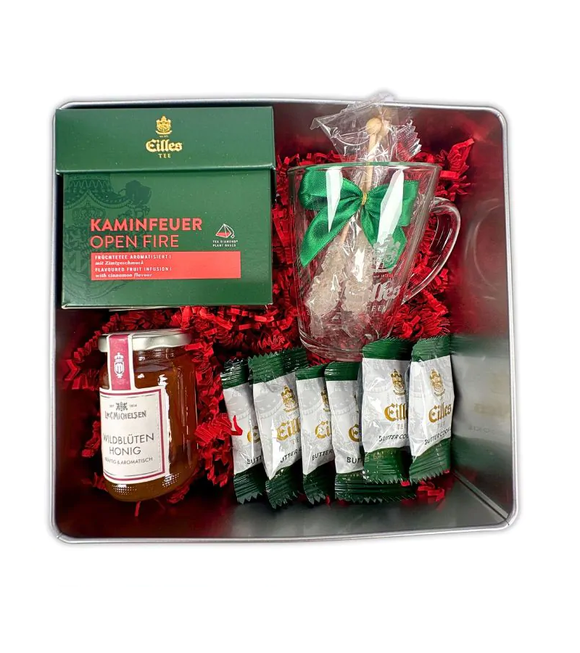 Eilles FIREPLACE Tea Diamonds, Honey and Tea Glass Gift Set