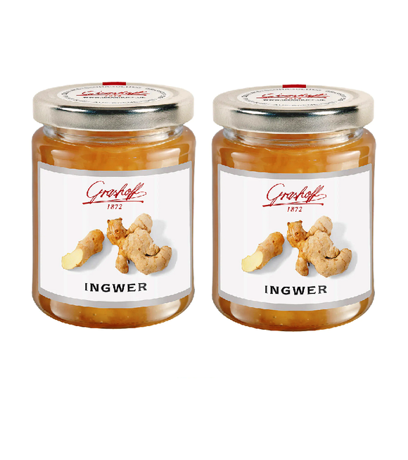 2xPack Grashoff Extra Ginger Jam Spread - 500 g