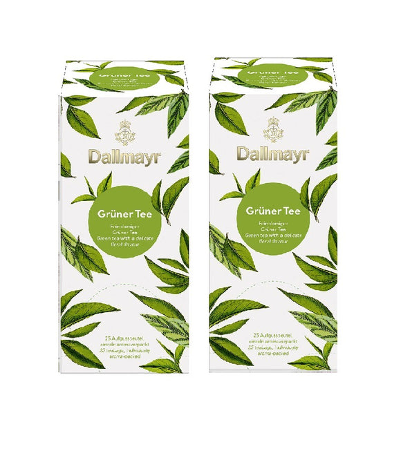 2xPack Dallmayr Green Tea - 50 Tea Bags