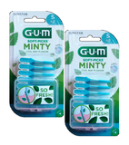 2xPack GUM SOFT-PICKS® MINTY Interdental Tooth Brushes Small - 80 Pcs
