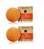 2xPack Sante HAPPINESS Organic Orange & Mango Solid Shower Care - 160 g