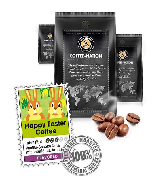 Coffee-Nation HAPPY EASTER COFFEE - Coffee Beans or Ground - 500 to 1000 g