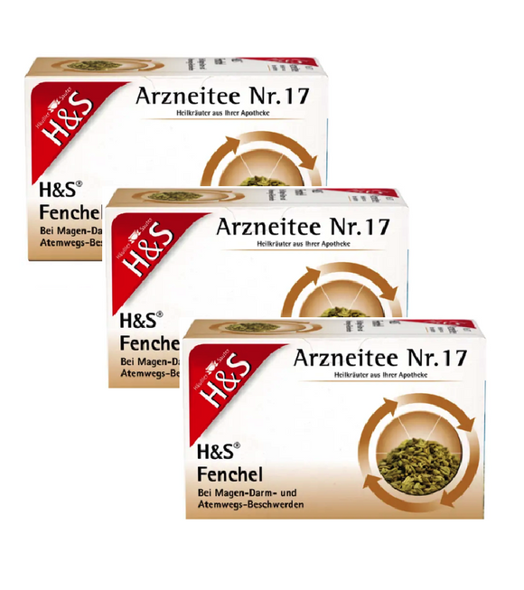 3xPack H&S Fennel Herbal Tea No. 17 - 132 g