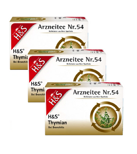 3xPack H&S Thyme Herbal Tea No. 54  - 84 g
