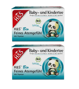 2xPack H&S Baby & KIds Organic Fine Breathing Sensation Herbal Tea - 48 g