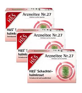 3xPack H&S Horsetail Herbal Tea No. 27 - 120 g