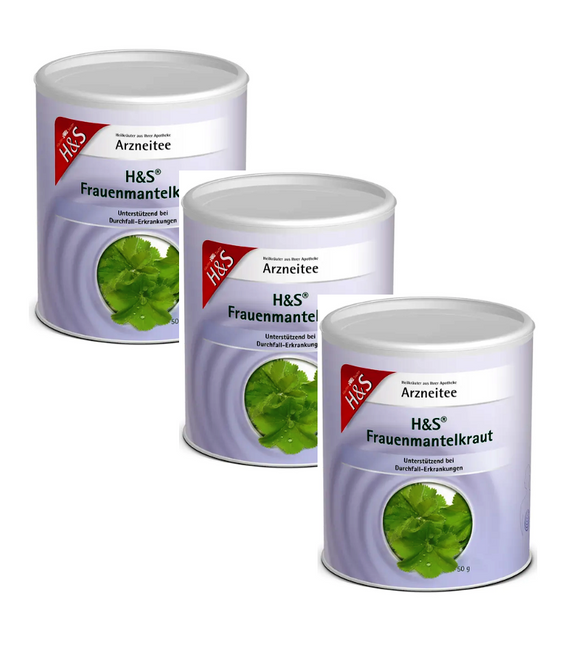 3xPack H&S Lady's Mantle Herb Loose Herbal Tea - 150 g