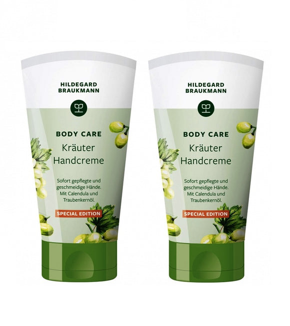 2xPack Hildegard Braukmann BODY CARE Herbal Hand Cream SPECIAL EDITION - 300 ml